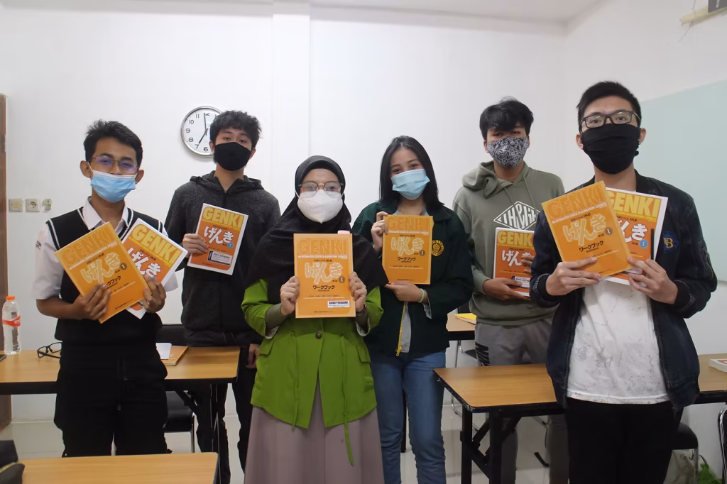 siswa belajar JPLT Indonesia