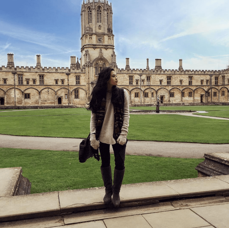 Maudy Ayunda at Oxford