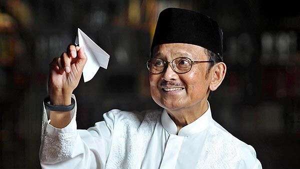B.J. Habibie biography recount text example