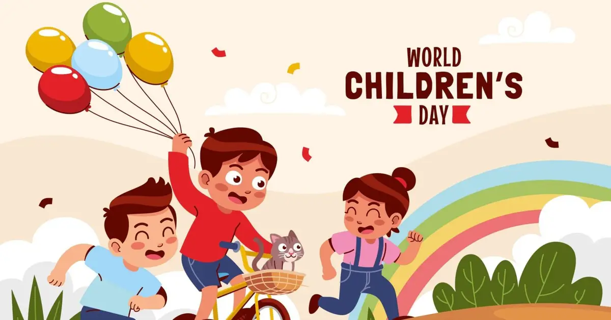 Poster peringatan Hari Anak Sedunia