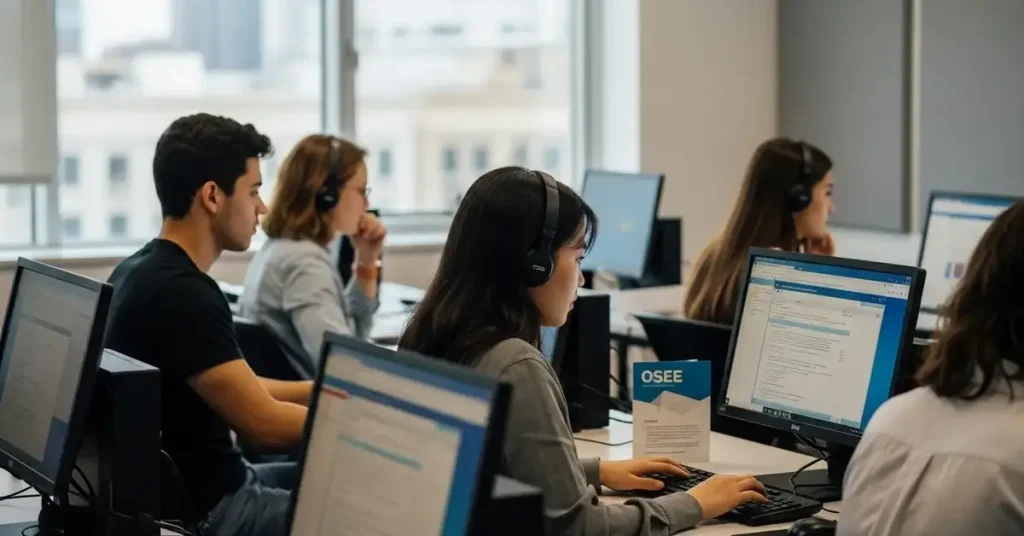 mengisi jawaban Practice Test TOEFL